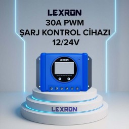Lexron 30A Pwm Şarj Kontrol Cihazı Lexron 30A Pwm Şarj Kontrol Cihazı